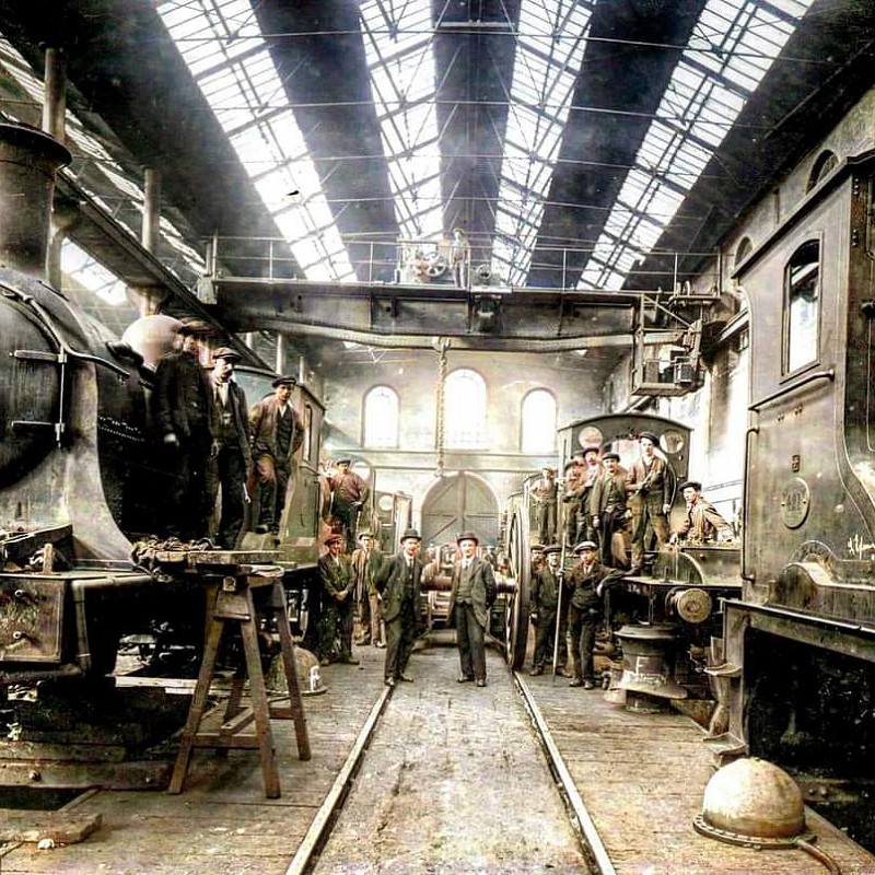 Caledonian Railway Works 1201/ Bob Shaw private collection